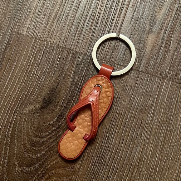 Coach Accessories - Coach flip flop keychain